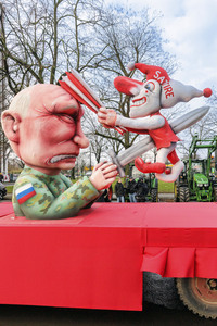 16.02.2026<br>Aufstellung des Rosenmontag-Zuges in Düsseldorf