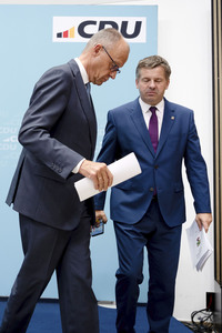 07.09.2026<br>Pressekonferenz der CDU zur Wahl in Sachsen-Anhalt in Berlin