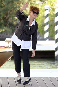 08.09.2026<br>Abfahrt von Susan Sarandon vom Hotel Excelsior, Internationale Filmfestspiele von Venedig 2026