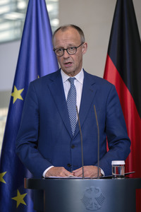 06.11.2025<br>Pressestatement im Anschluss an den Stahlgipfel in Berlin