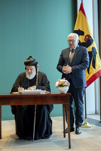 18.09.2026<br>Gespräch des Bundespräsidenten mit dem Patriarchen der Kirche von Antiochien in Berlin