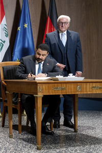 15.09.2026<br>Empfang des Ministerpräsidenten vom Irak beim Bundespräsidenten in Berlin