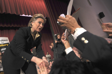 Hillary Clinton in New York