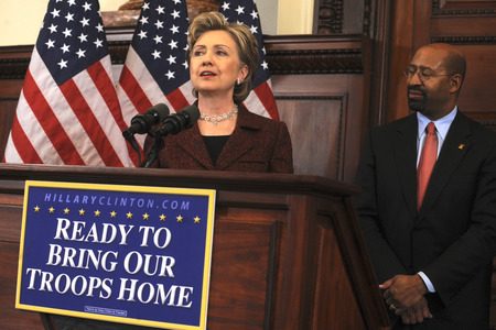 Hillary Clinton in New York