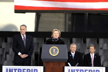 Hillary Clinton in New York