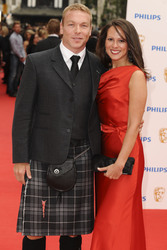 Chris Hoy mit Begleitung