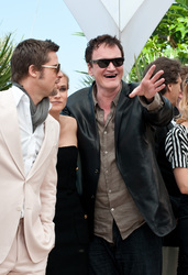 Brad Pitt, Diane Kruger, Quentin Tarantino