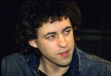 Pressekonferenz mit Bob Geldof in London