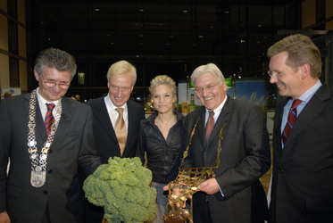 Gerd Schwandner, Ole von Beust, Ina Müller, Frank-Walter Steinmeier, Christian Wulff