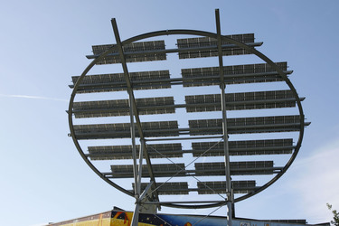 Solarstromanlage auf dem Pavillon Hannover