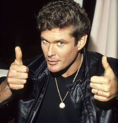 Photoshooting mit David Hasselhoff in London