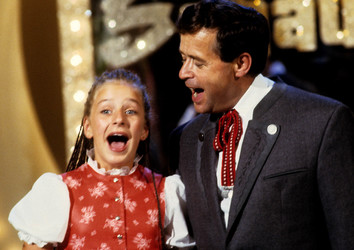 Stefanie Hertel mit Vater Eberhard