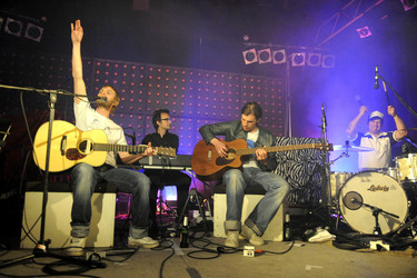 Peter Brugger, Rüdiger Linhof, Florian Weber (Sportfreunde Stiller)