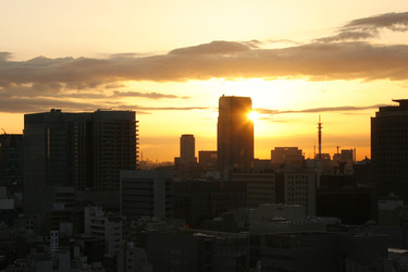 Blick vom 21. Stock des Grand Palace Hotels