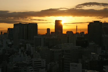 Blick vom 21. Stock des Grand Palace Hotels