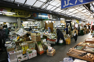 Gemüsestand am Fischmarkt