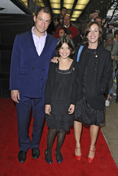 Dominic West mit Gattin und Tochter Martha West