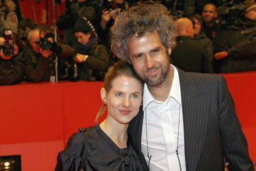 Christoph Schlingensief mit Gattin Aino Labarenz