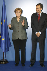 Angela Merkel, José Luis Rodriguez Zapatero
