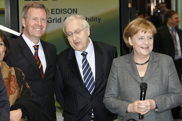 Christian Wulff, Rainer Brüderle, Angela Merkel