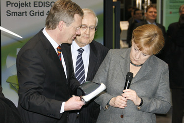 Christian Wulff, Rainer Brüderle, Angela Merkel