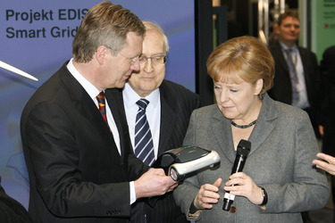 Christian Wulff, Rainer Brüderle, Angela Merkel