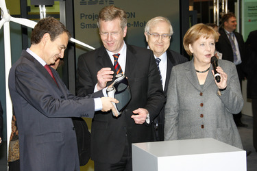 José Luis Rodriguez Zapatero, Christian Wulff, Rainer Brüderle, Angela Merkel
