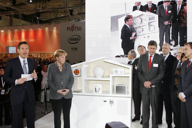 René Obermann, Angela Merkel, José Luis Rodriguez Zapatero