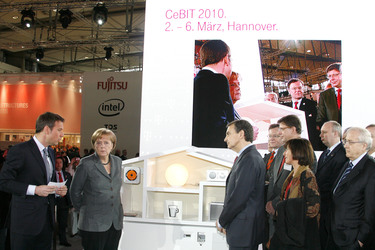 René Obermann, Angela Merkel, José Luis Rodriguez Zapatero