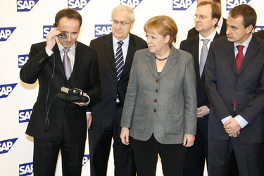 Rainer Brüderle, Angela Merkel, José Luis Rodriguez Zapatero