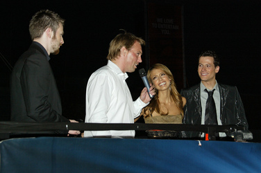 Chris Evans, Steven Gätjen, Jessica Alba, Ioan Gruffudd
