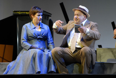 Franziska Forster (Eliza Doolittle), Udo Kroschwald (Anton Doolittle)