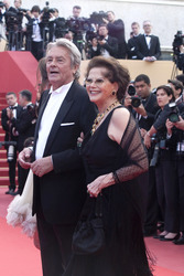 Alain Delon mit Tochter Anoushka, Claudia Cardinale