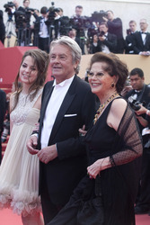 Alain Delon mit Tochter Anoushka, Claudia Cardinale