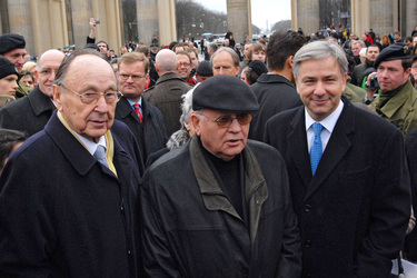 Hans-Dietrich Genscher, Michail Gorbatschow, Klaus Wowereit