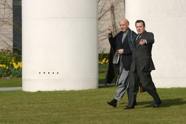 Hamid Karsai, Gerhard Schröder
