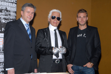 Klaus Wowereit, Karl Lagerfeld, Brad Kroenig
