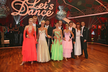 Jasmin Wagner, Giovane Elber, Ben, Susan Sideropoulos, Katja Ebstein mit Tanzpartnern