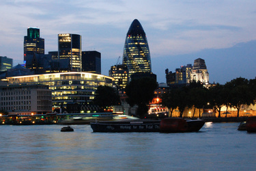 Blick über die Themse