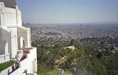 Blick vom Griffith Observatorium auf Los Angeles