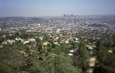 Blick vom Griffith Observatorium auf Los Angeles