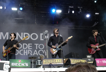 Carl-Johan Fogelklou, Samuel Giers, Björn Dixgard, Gustaf Norén (Mando Diao)