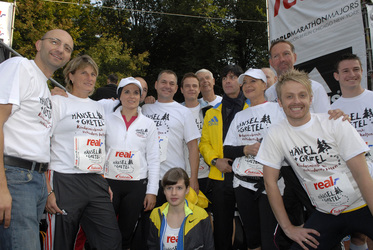 Die Promi-Läufer um Barbara Herzsprung, Ross Antony und Pete Dwojak