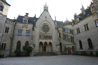 Innenhof vom Schloss Marienburg