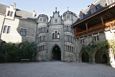 Innenhof vom Schloss Marienburg