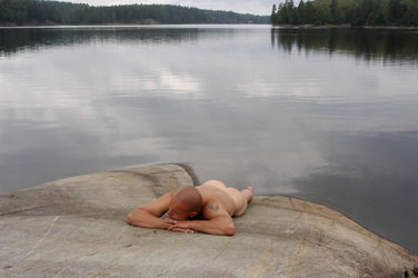 Mann am Wasser / Man at the Water