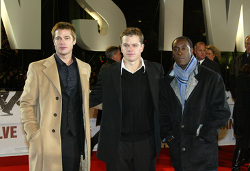 Brad Pitt, Matt Damon, Don Cheadle