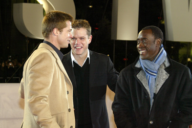 Brad Pitt, Matt Damon, Don Cheadle