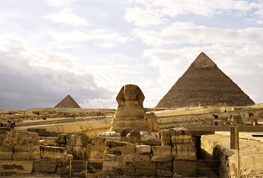 Die Sphinx und die Pyramiden