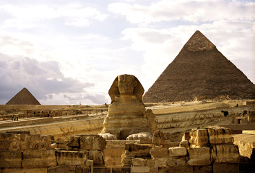 Die Sphinx und die Pyramiden